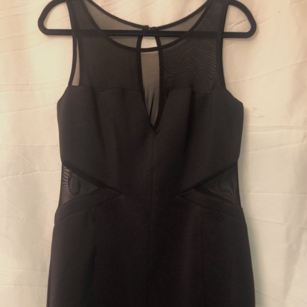guess black cocktail dress